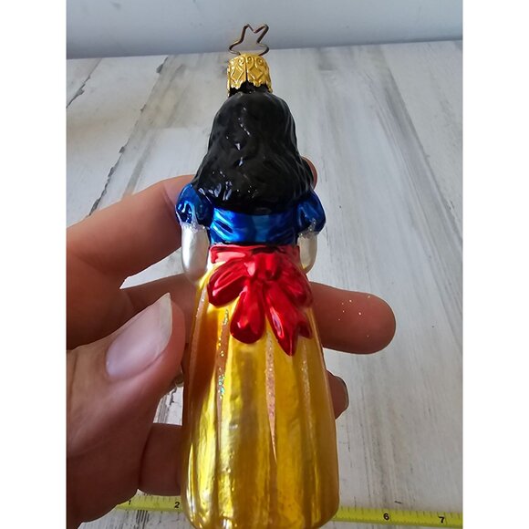 Vintage inge glas Snow White dwarfs glass ornament Xmas tree - Picture 4 of 8